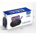 Wholesale Bass Stereo Portable Bluetooth Wireless Speaker HFU12 (Blue)