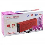 Wholesale Metallic Portable Bluetooth Speaker WS-1527 (Red)