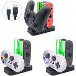 Wholesale Charging Dock Stand Station with Charging Indicator and USB-C Cable Compatible with Nintendo Switch Joy-cons and Pro Controller (Clear)