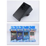 Wholesale 2.8 inch Screen Mini Portable Retro Game Arcade Game Console Machine Black and White Screen (Black)