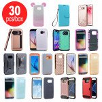 Wholesale 30pc Lot of Samsung Galaxy S7 Assorted Mix Style and Color Cases - Lots Deal