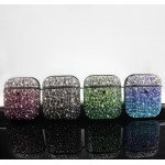 Wholesale Rhinestone Gradient Bling Glitter Sparkle Diamond Crystal Case for Apple Airpods 1 / 2 (Pink)