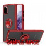Wholesale Tuff Slim Armor Hybrid Ring Stand Case for Samsung Galaxy A42 5G (Red)