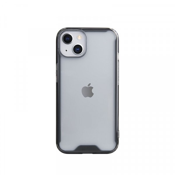 Wholesale Clear Armor Hybrid Transparent Case for Apple iPhone 13 [6.1] (Smoke)