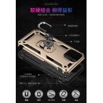 Wholesale Tech Armor Ring Stand Grip Case with Metal Plate for Apple iPhone 13 Pro Max (6.7) (Gold)