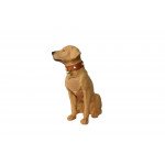 Wholesale Labrador Retriever Bluetooth Speaker Design with Collar Bell & Wired Microphone - Powerful Sound System M211 for Universal Cell Phone And Bluetooth Device (Brown)