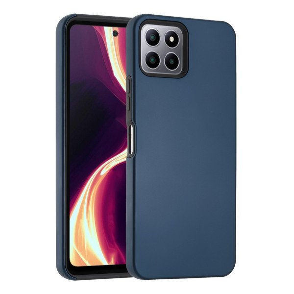 Wholesale Glossy Dual Layer Armor Defender Hybrid Protective Case Cover for Boost Mobile Celero 5G+ 2023 (Navy Blue)