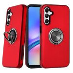 Wholesale Dual Layer Armor Hybrid Stand Ring Case for Samsung Galaxy A05s (Red)