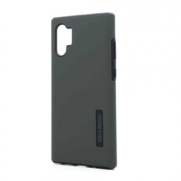 Wholesale Ultra Matte Armor Hybrid Case for Samsung Galaxy Note 10 Plus (Gray)