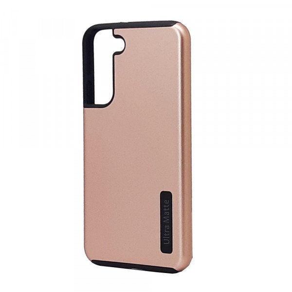 Wholesale Ultra Matte Armor Hybrid Case for Samsung Galaxy S23 5G (Rose Gold)