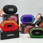 Wholesale Small, Portable and Packed with Powerful Sound Portable Bluetooth LED Speaker KMS181 for Universal Cell Phone And Bluetooth Device (Blue)