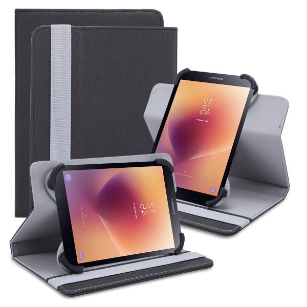 Wholesale Universal Protective Leather Cover Stand Case for Universal 8 Inches Tablets (Black)