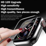 Wholesale 2pc PMMA Screen Protector with Easy Installation Kit Included for Apple Watch Series 6 / 5 / 4 / SE [40MM] (Clear)