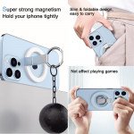 Wholesale Magnetic MagSafe Phone Ring Holder 360 Rotation Adjustable Kickstand for Universal Cell Phone (Silver)