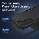 Wholesale Heavy Duty Strong Armor Hybrid Trailblazer Case Cover for Samsung Galaxy S22 Plus (Navy Blue)