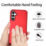 Wholesale Glossy Dual Layer Armor Defender Hybrid Protective Case Cover for Samsung Galaxy S23 FE (Red)