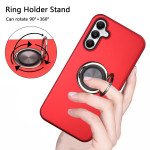 Wholesale Dual Layer Armor Hybrid Stand Ring Case for Samsung Galaxy S23 FE (Red)
