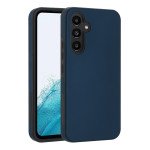 Wholesale Glossy Dual Layer Armor Defender Hybrid Protective Case Cover for Samsung Galaxy A54 5G (Navy Blue)