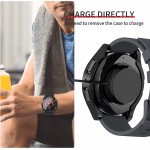 Wholesale Tempered Glass Screen Protector Full Coverage Shockproof Cover Case for Samsung Galaxy Watch 5 [40MM] (Rose Gold)