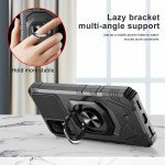 Wholesale Rotating Cube Ring Holder Kickstand Magnetic Car Mount Plate Armor Case for TCL Ion X (Black)