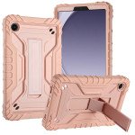 Wholesale Full Body Shockproof Protection Rugged Tech Armor Kickstand Tablet Case for Samsung Galaxy Tab A9 (Rose Gold)