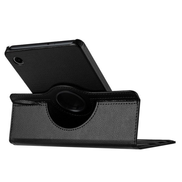 Wholesale 360 Degree Rotation Flip Cover Leather Kickstand Protective Cover Case for Samsung Galaxy Tab A9 Plus (Black)