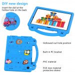 Wholesale Cartoon Silicone Shockproof Handle Kid Friendly Convertible Kickstand Durable Protective Cover Case for Samsung Galaxy Tab A9 Plus (Navy Blue)