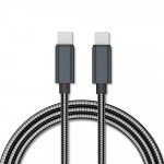 Wholesale USB-C to iPhone Lighting USB Cable 3.3ft: Alumninum Braided for Charging & Data Transmission 27W for Universal iPhone and iPad Devices (Black)