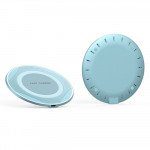Wholesale Wireless Charger 10W Max Fast Wireless Charging Pad W0021 for Universal Qi Compatible Phone Device (Blue)
