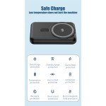 Wholesale Portable Power Bank Charger 10000mAh Wireless Magnetic Magsafe Battery Pack W133 for Universal Cell Phone with Magsafe Built-In (Black)
