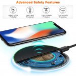 Wholesale Top-Rated Wireless Charger for Phones: Fast, Reliable, and Easy to Use Qi Standard for Universal Cell Phones and Qi Compatible Device (Black)