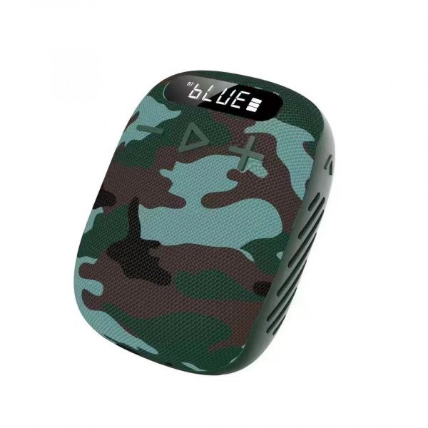 Wholesale New Portable Bluetooth Speaker for Outdoor Sports Portable Clip On Speaker WIND3S for Universal Cell Phone And Bluetooth Device (Camo)