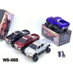 Wholesale Monster Truck Bluetooth Speaker with LED Lights & Engine Sound Effect FM/TF/USB WS-X65 for Universal Cell Phone And Bluetooth Device (Black)
