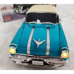 Wholesale 1958 Chevy-Inspired Vintage Car Design Bluetooth Speaker with LED Lights Portable Audio WS598 for Universal Cell Phone And Bluetooth Device (Blue)