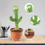 Wholesale Dancing Singing Funny Cactus Bluetooth Wireless Speaker Toy Song Recording Play Music USB Powered for Universal Cell Phone, Device (Hawaiian)
