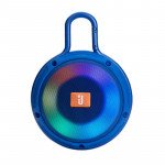 Wholesale Carry To Go RGB LED Light Portable Bluetooth Speaker with Handlebar Hook Clip3 Pro for Universal Cell Phone And Bluetooth Device (Blue)