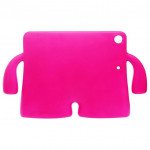 Wholesale Silicone Standing Monster With Handle Shockproof Durable Protective Cover Case For Kids for iPad Mini 6 [2021] (Pink)