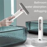 Wholesale Portable Self-Squeeze Mini Mop With Replaceable Strong Absorbent Mop Head Wet and Dry Use Cleaning System for Cleaning Kitchen, Bathroom, Living Room, Tableware, Car (White)