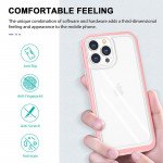 Wholesale Strong Crystal Clear Slim Hard Bumper Protective Case for Apple iPhone 13 [6.1] (Purple)