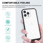 Wholesale Strong Crystal Clear Slim Hard Bumper Protective Case for Apple iPhone 13 [6.1] (Navy Blue)