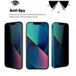 Wholesale Privacy Anti-Spy Full Cover Tempered Glass Screen Protector for iPhone 14 Pro [6.1] (Black)