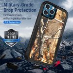 Wholesale Design Fashion Heavy Duty Strong Armor Hybrid Picture Printed Case Cover for Apple iPhone 13 Pro (Camo Tree)
