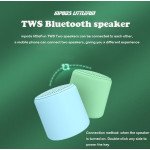 Wholesale Small Portable Bluetooth Wireless Speaker with Carrying Strap Mini-M5 for Universal Cell Phone And Bluetooth Device (Green)