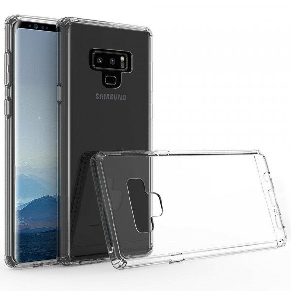Wholesale Transparent Clear Strong Silicone Drop Protection Shockproof Case for Samsung Galaxy Note 9 (Clear)
