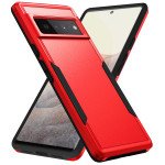 Wholesale Heavy Duty Strong Armor Hybrid Trailblazer Case Cover for Google Pixel 6 Pro (Red)