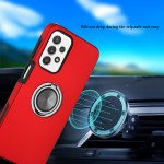 Wholesale Dual Layer Armor Hybrid Stand Ring Case for Samsung Galaxy A23 (Red)