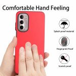 Wholesale Glossy Dual Layer Armor Defender Hybrid Protective Case Cover for Motorola Moto G Stylus 5G / 4G 2022 (Gray)