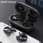 Wholesale Open Ear Clip On Sports TWS Bluetooth Wireless Stereo Headphones With Battery Display for Universal Cell Phone And Bluetooth Device S03 (White)
