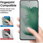 Wholesale Privacy Anti-Spy Full Cover Tempered Glass Screen Protector Fingerprint ID Compatible for Samsung Galaxy S24 5G (Black)