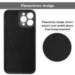 Wholesale Slim Silicone Pro Magnetic Magsafe Circle Full Corner Protection Case for Apple iPhone 13 Pro (Navy Blue)